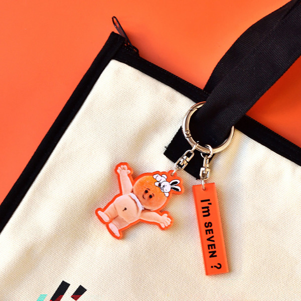 I'm SEVEN？ Key Holder 詳細画像 Orange 3