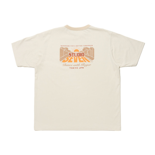Vintage Back Print T-shirt 詳細画像 Black 2