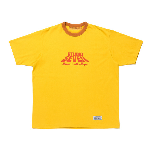 Block Logo Ringer T-shirt 詳細画像 Yellow 5