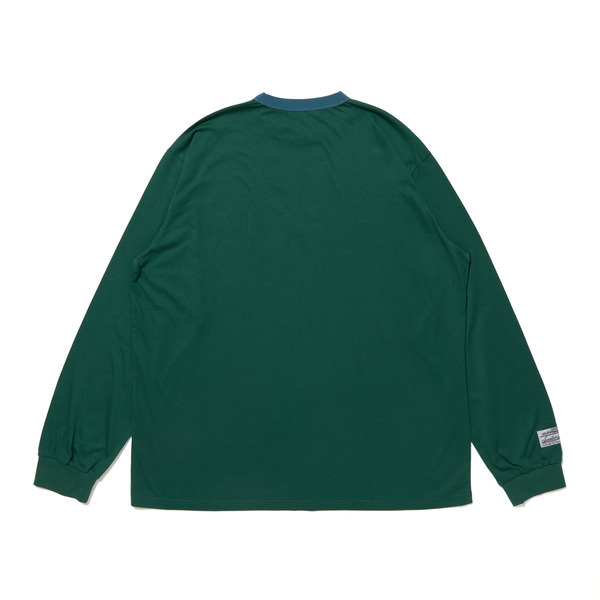 Ringer Long Sleeve T-shirt 詳細画像 Green 4