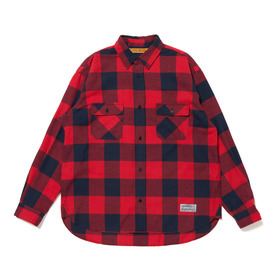 Double Pockets Check Shirt