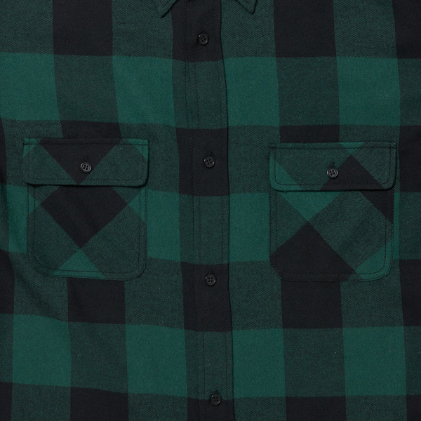 Double Pockets Check Shirt 詳細画像 Red 7
