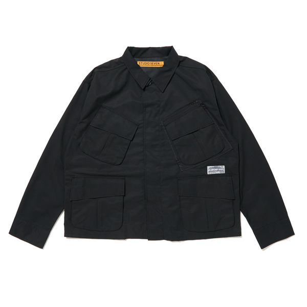 Asymmetry Work Shirt 詳細画像 Black 1