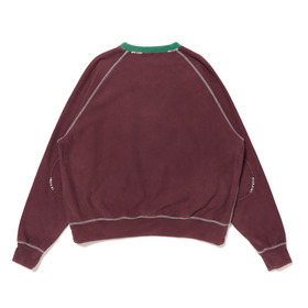 Two-tone Crew Neck Sweat 詳細画像