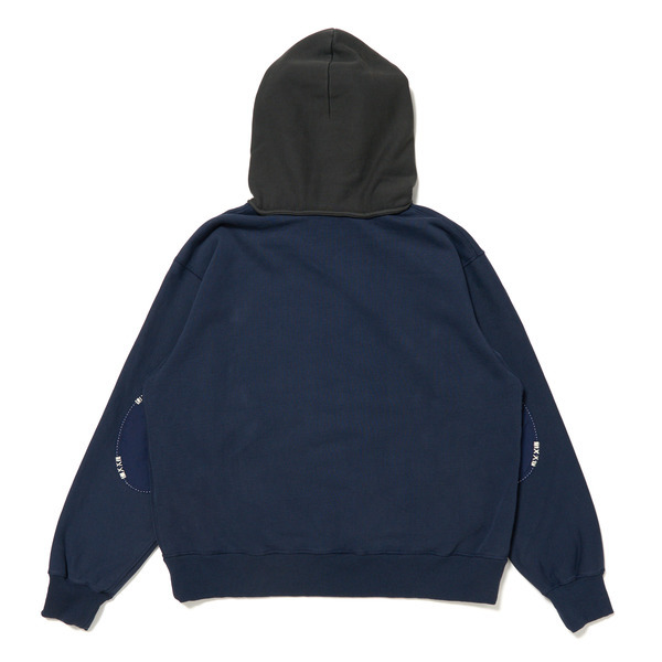 Two-tone Hoodie Sweat 詳細画像 Navy 4