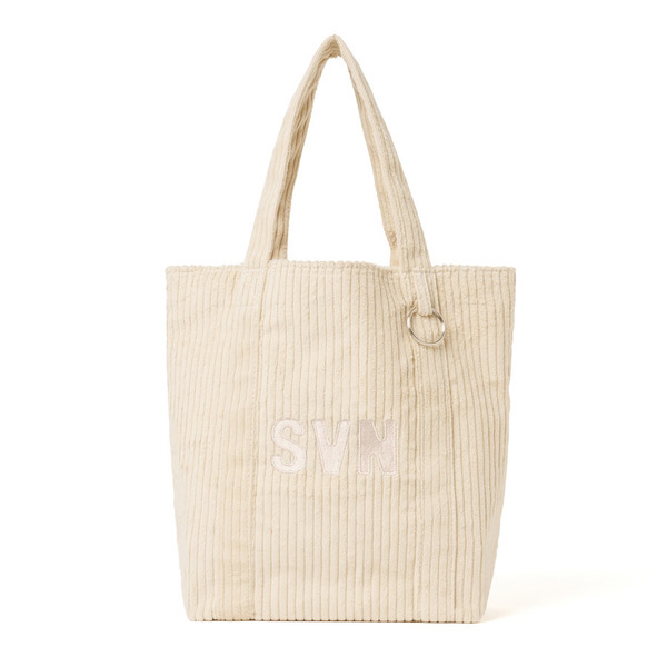 SVN Corduroy Tote Bag 詳細画像 L.Beige 1