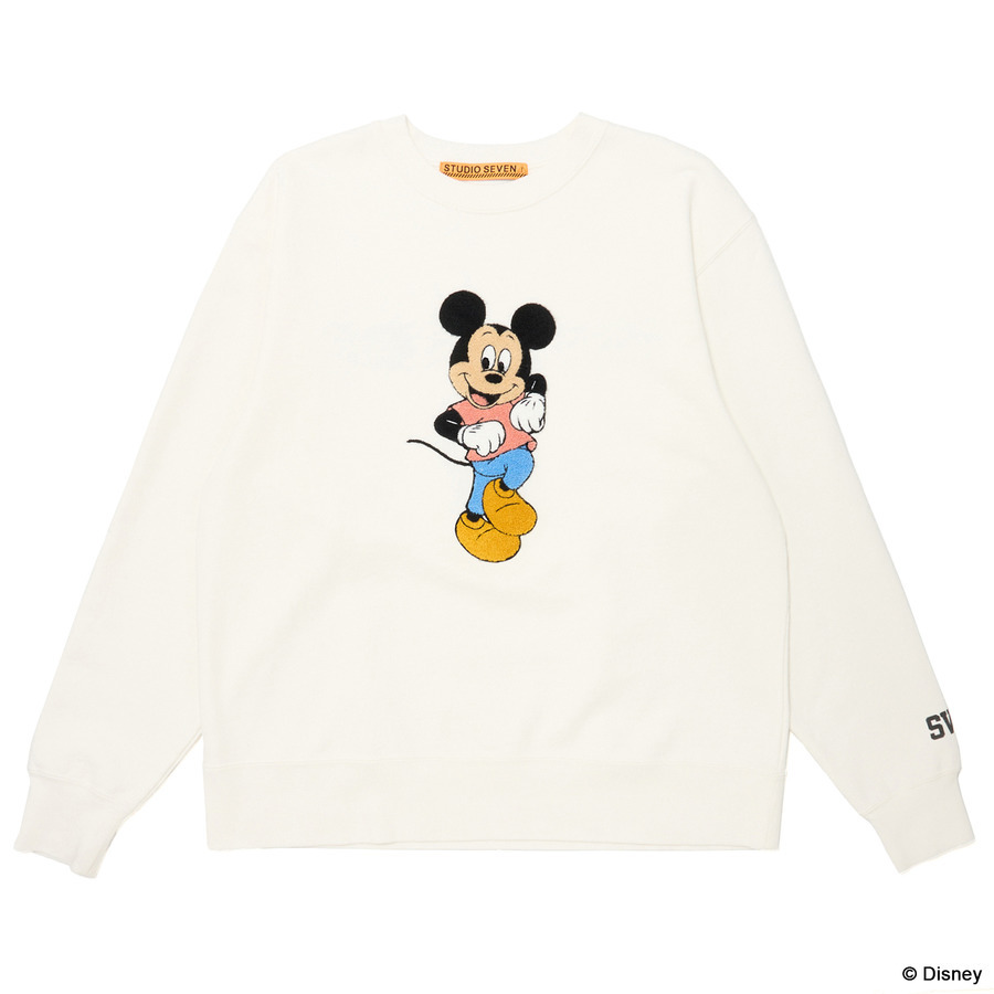 Mickey Mouse Collection Crew Neck Sweat | STUDIO SEVEN (スタジオ