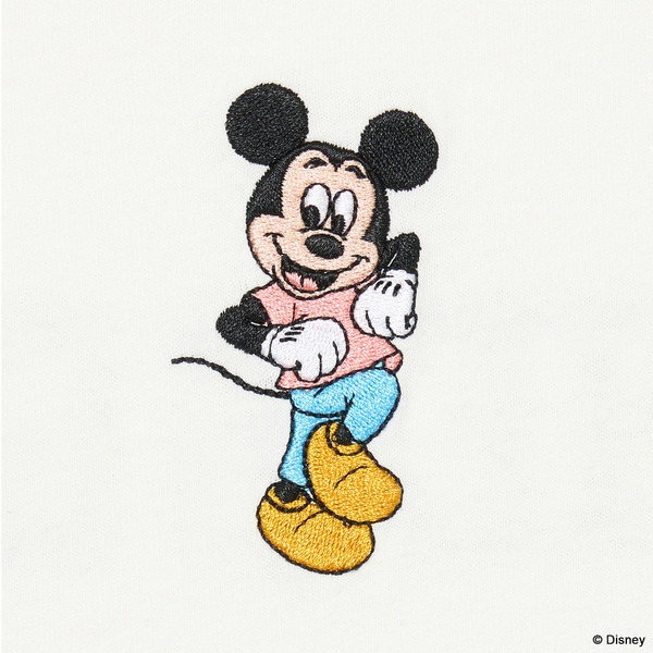 Mickey Mouse Collection SS T-Shirt 詳細画像 White 2