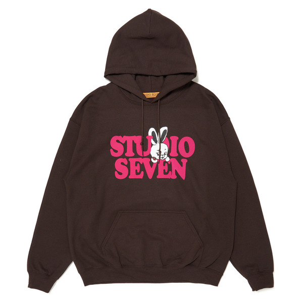 Roger Face Hoodie 詳細画像 Brown 1