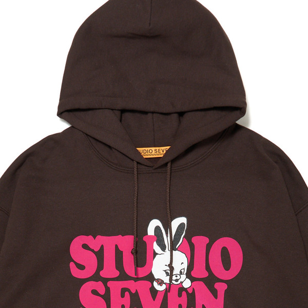 Roger Face Hoodie 詳細画像 Brown 4