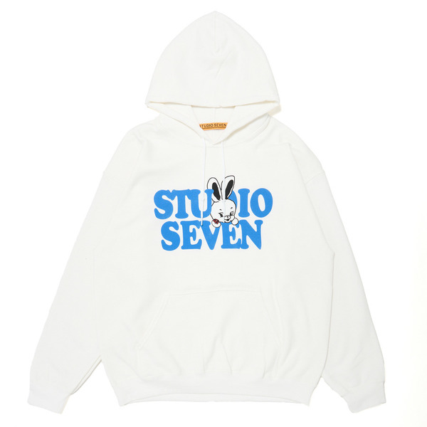 Roger Face Hoodie 詳細画像 White 1