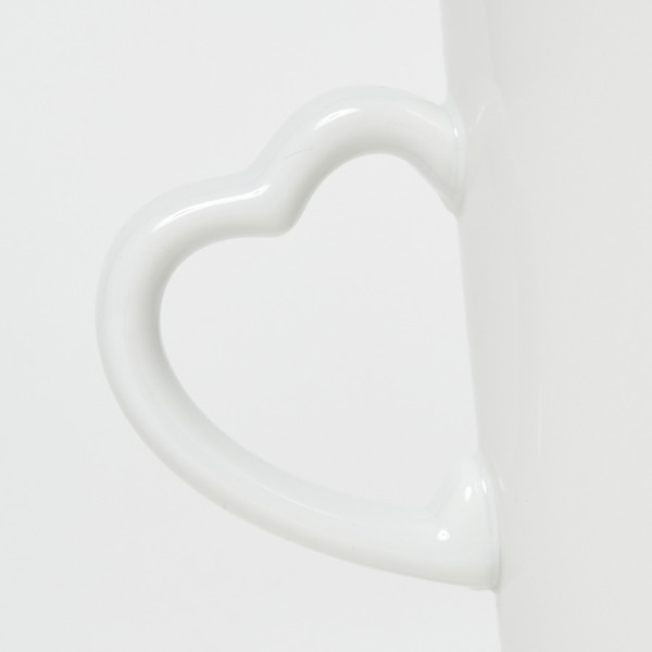 Roger Heart Mug 詳細画像 White 8