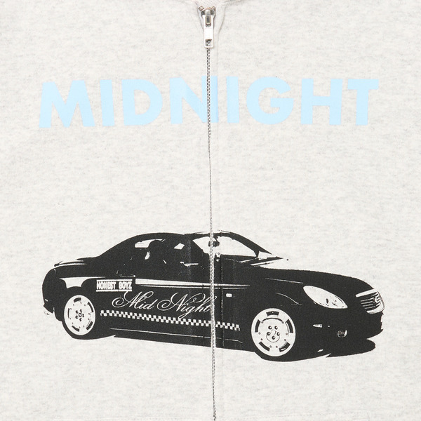 HBZ x SVN MIDNIGHT Zip Hoodie 詳細画像 H.Grey 9