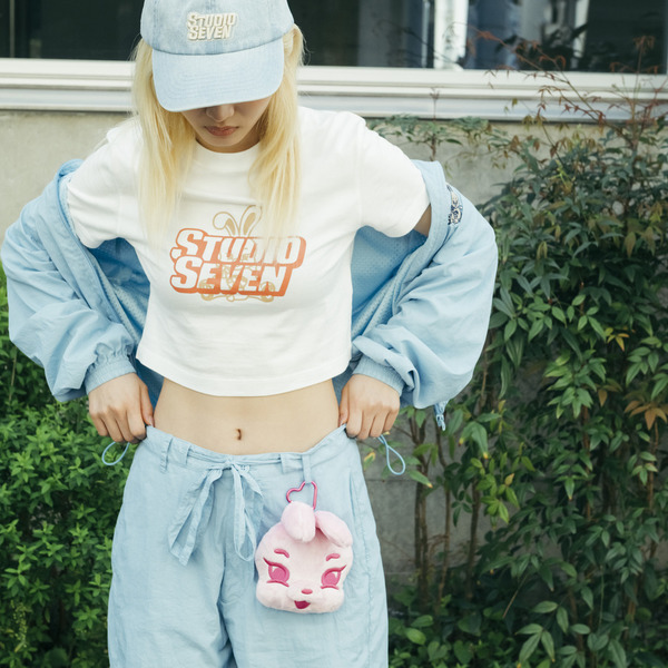 Girls&sup2; x STUDIO SEVEN Roger Face Pouch 詳細画像 Pink 6