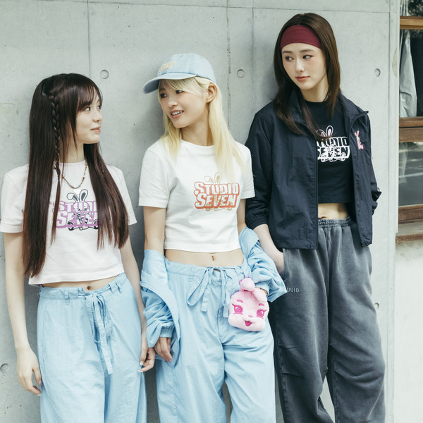 Girls&sup2; x STUDIO SEVEN Roger Face Pouch 詳細画像 Pink 7