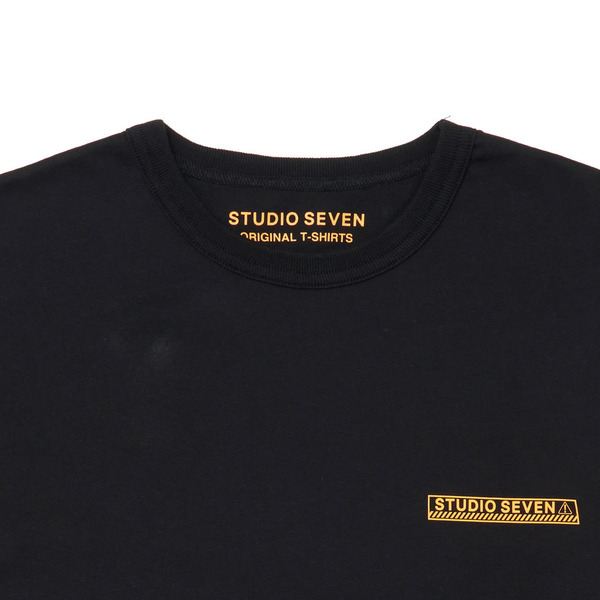 SEVEN PACK T-SHIRTS | CAUTION LOGO & ROGER 詳細画像 Black 17