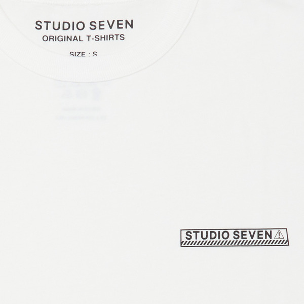SEVEN PACK T-SHIRTS | CAUTION LOGO & ROGER 詳細画像 Black 4