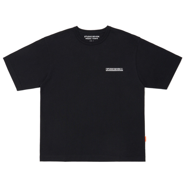 SEVEN PACK T-SHIRTS | CAUTION LOGO & ROGER 詳細画像 Black 8