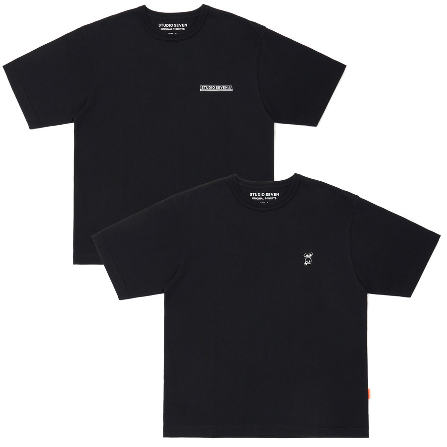 SEVEN PACK T-SHIRTS | CAUTION LOGO & ROGER | STUDIO SEVEN