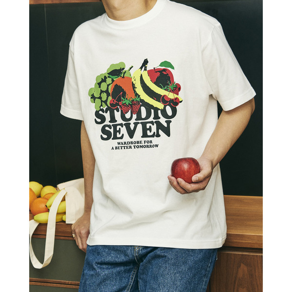 Fruits Mix SS Tee 詳細画像 White 7