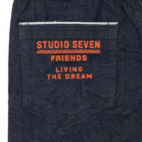 SEVEN Orange Embroidery Denim Pants 詳細画像