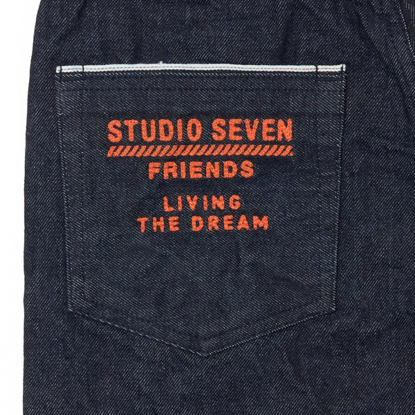 SEVEN Orange Embroidery Denim Pants 詳細画像 Indigo 6