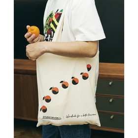 SEVEN Orange Tote Bag 詳細画像