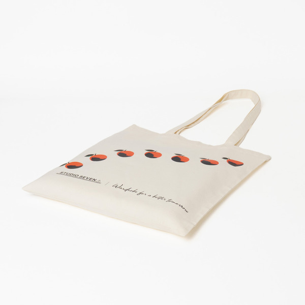 SEVEN Orange Tote Bag 詳細画像 Natural 3
