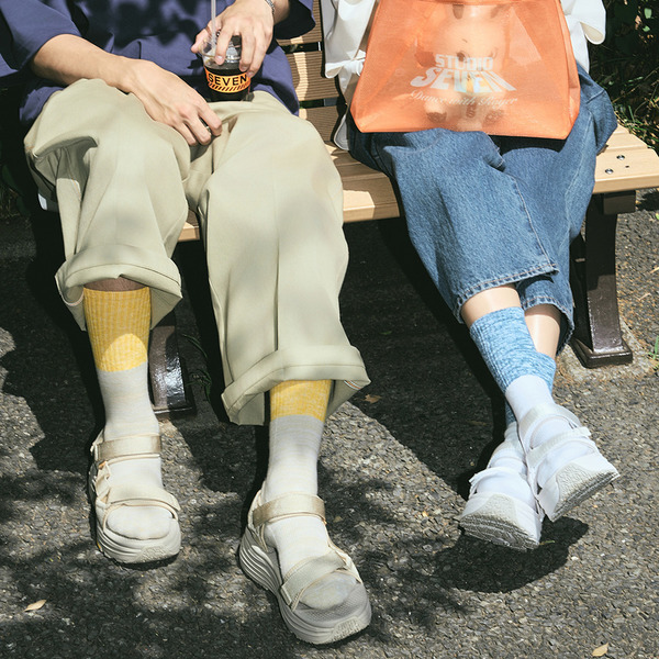 Melange Socks 詳細画像 White 10
