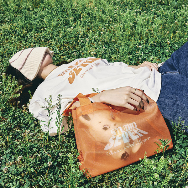 Mesh Tote Bag 詳細画像 Orange 18