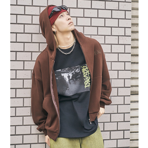 KID x SVN Sweat Zip Hoodie 詳細画像 Grey 11