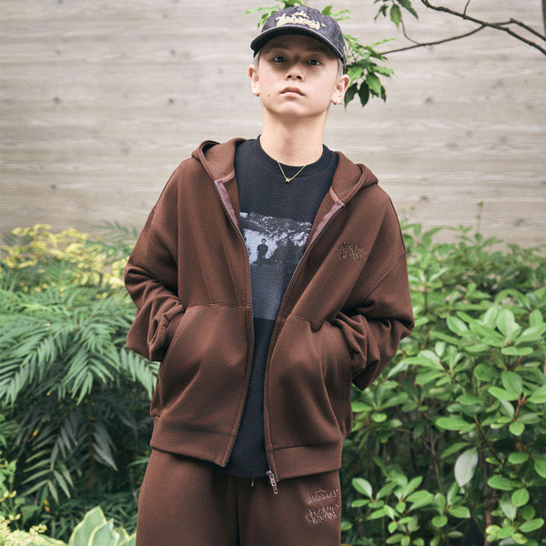 KID x SVN Sweat Zip Hoodie 詳細画像 Grey 12