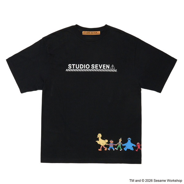 SESAME STREET meets STUDIO SEVEN Big Tee 詳細画像 Black 6
