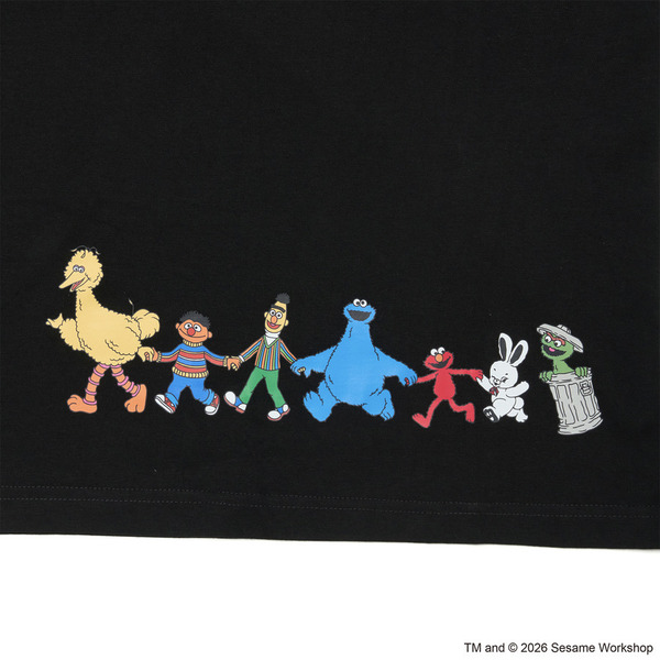 SESAME STREET meets STUDIO SEVEN Big Tee 詳細画像 Black 8