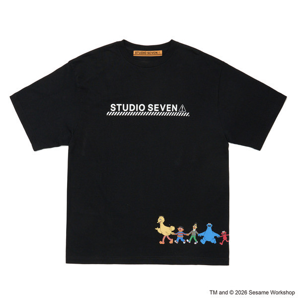 SESAME STREET meets STUDIO SEVEN Big Tee 詳細画像 Black 1