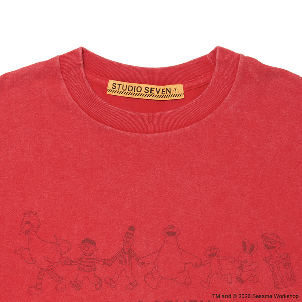SESAME STREET meets STUDIO SEVEN Colorful Tee 詳細画像 Red 10