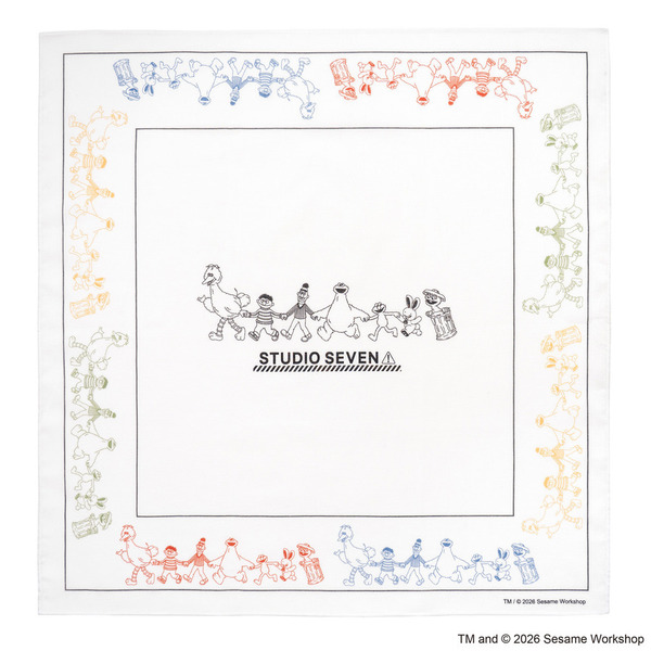 SESAME STREET meets STUDIO SEVEN Bandana 詳細画像 Black 1