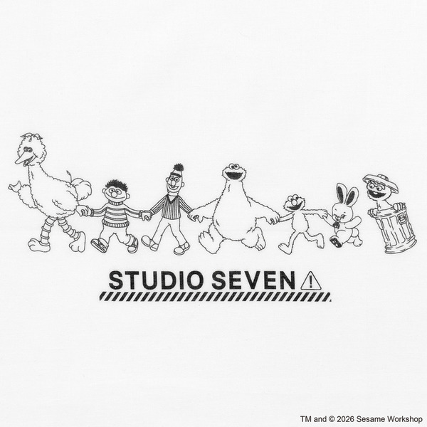 SESAME STREET meets STUDIO SEVEN Bandana 詳細画像 Black 2