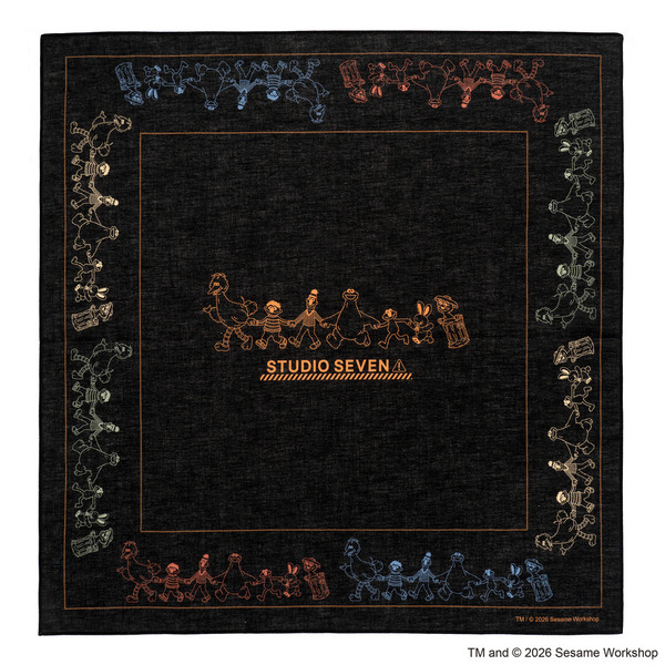 SESAME STREET meets STUDIO SEVEN Bandana 詳細画像 Black 4