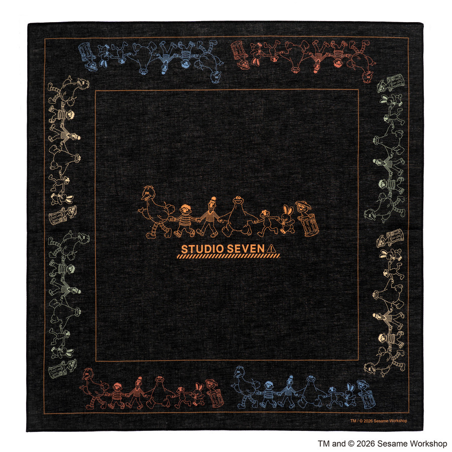 here&now ジャンハオ セット ゼロズゾーン 7万ウォン ジップアップ 他 SESAME STREET meets STUDIO SEVEN Bandana | STUDIO SEVEN (スタジオ