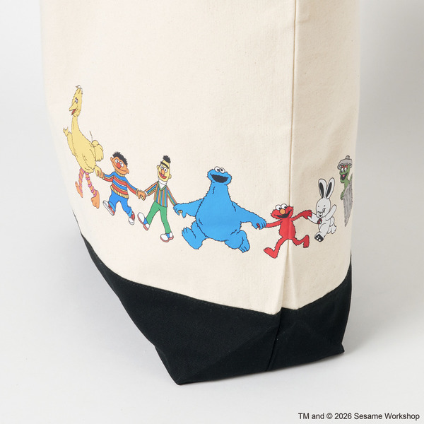 SESAME STREET meets STUDIO SEVEN Tote Bag 詳細画像 White 5