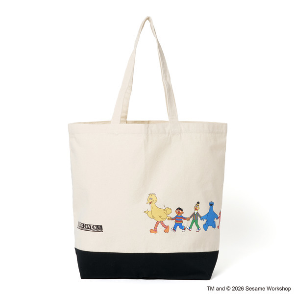 SESAME STREET meets STUDIO SEVEN Tote Bag 詳細画像 White 1