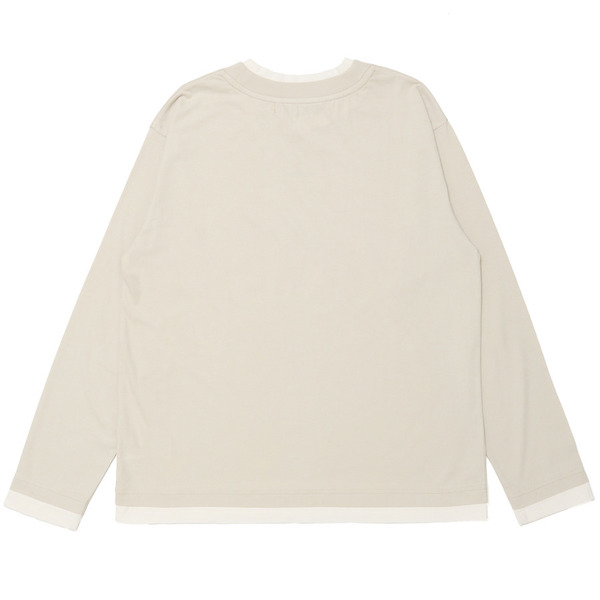 Layered Long Sleeve Tee 詳細画像 C.Grey 5