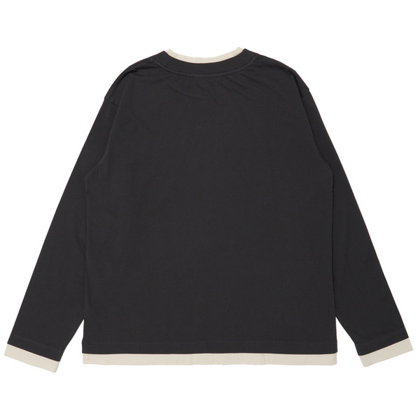 Layered Long Sleeve Tee 詳細画像 C.Grey 8
