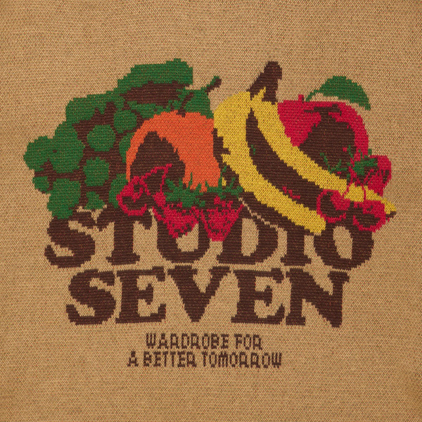 Fruit Jacquard Knit 詳細画像 Black 1