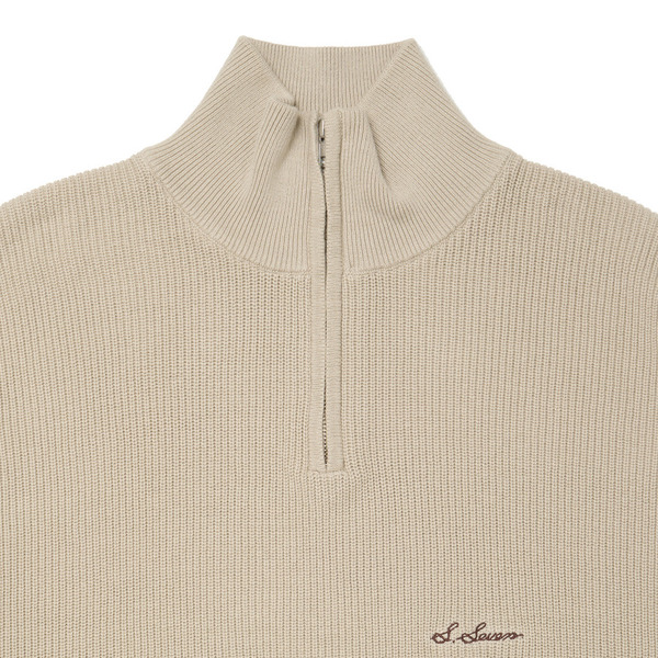 Half Zip Knit Pullover 詳細画像 Ivory 5