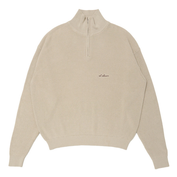 Half Zip Knit Pullover 詳細画像 Ivory 1