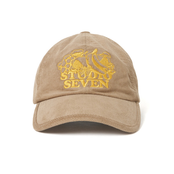 Fruit Graphic Corduroy Cap 詳細画像 Beige 5