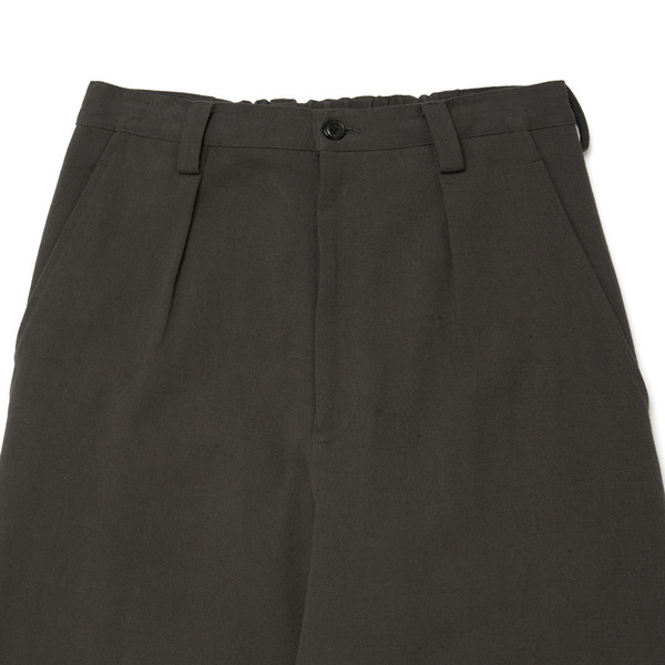 Linen Blend Tuck Pants 詳細画像 C.Grey 2