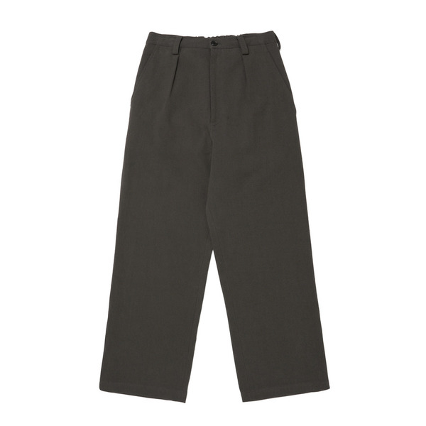 Linen Blend Tuck Pants 詳細画像 C.Grey 1